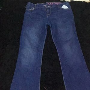 Girls blue jeans